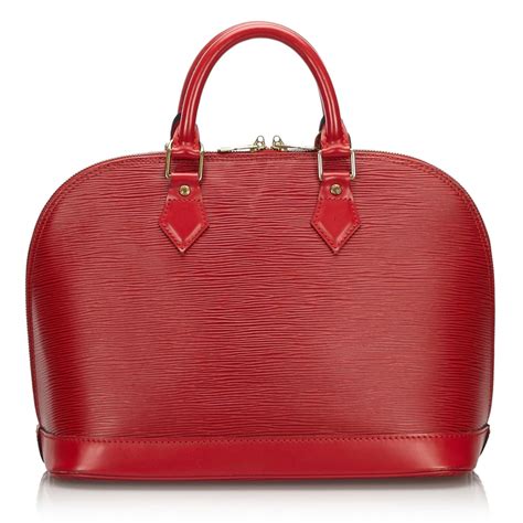 louis vuitton alma bag red|louis vuitton vintage alma bag.